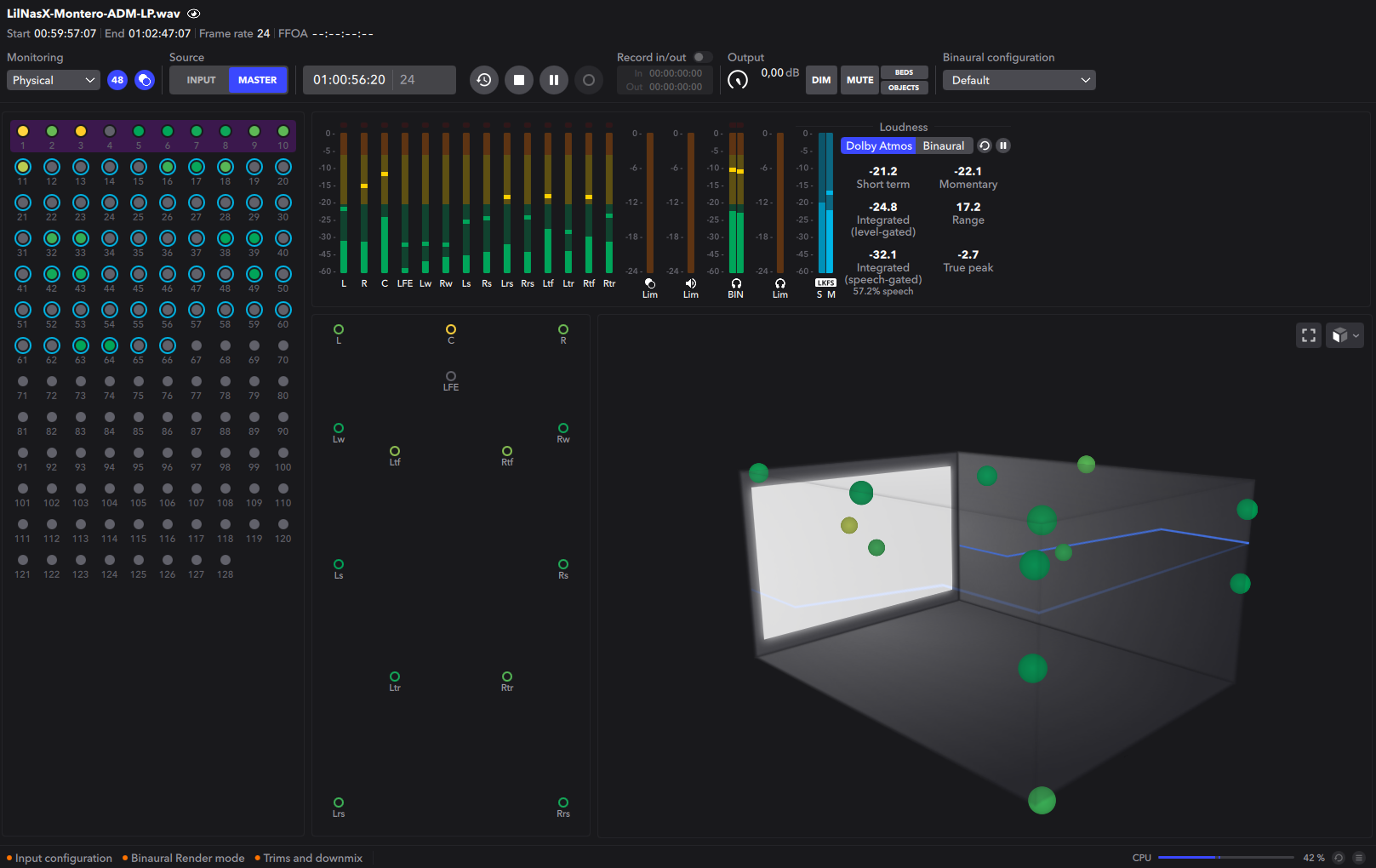Produire en Dolby Atmos